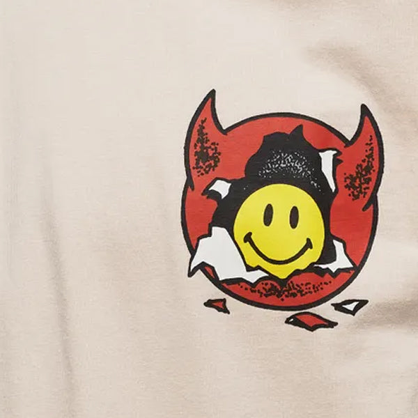 Market Smiley Inner Peace T-shirt Cream