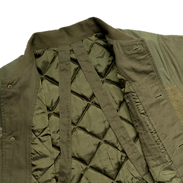 Maharishi Patchwork Donkey Jacket Olive