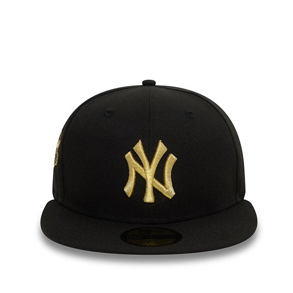New Era 59Fifty Superman Gold Logo Fitted Hat - Black Colorway, Men's