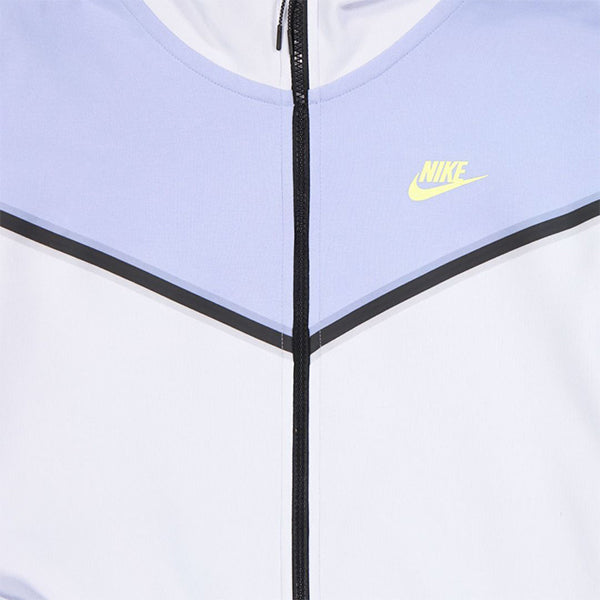 Nike Sportswear Tech Fleece Full Zip Wind Runner Hoodie Cobalt Bliss Light Lemon Twist