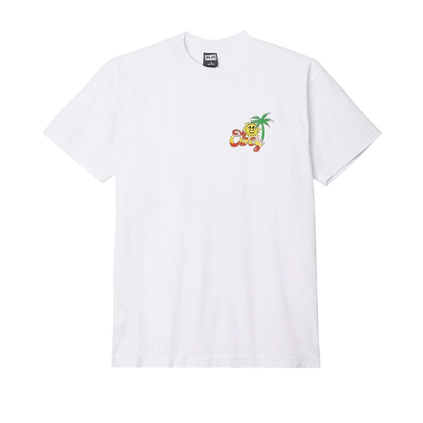 Obey Island Of Obey T Shirt White