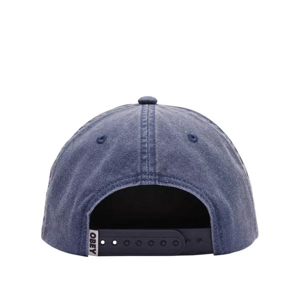 Obey Pigment Studio 6 Panel Snapback Navy