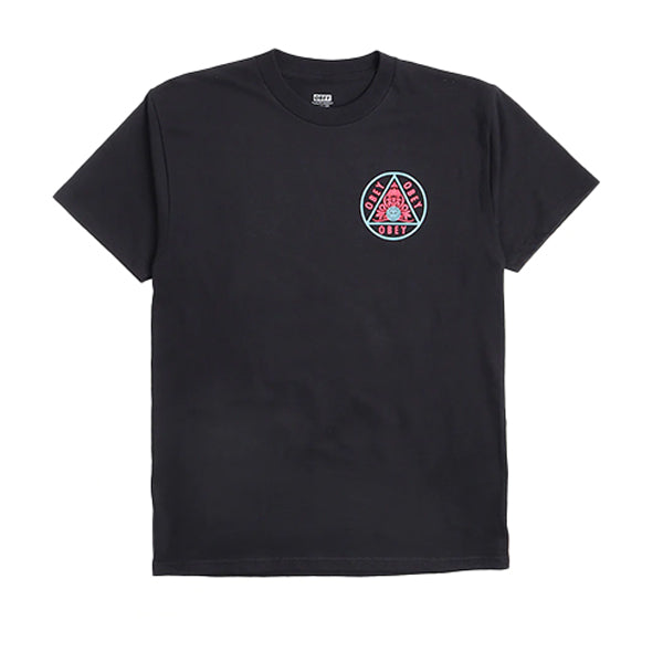 Obey Pyramid T shirt Black