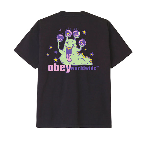 Obey Slime T shirt Off Black
