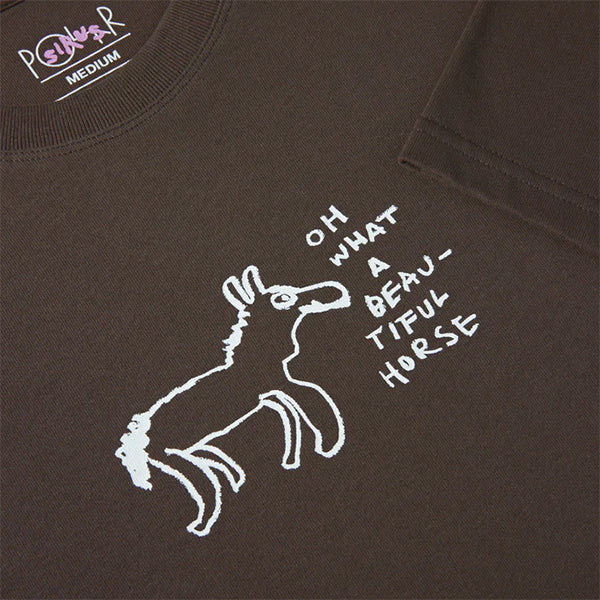 Polar Beautiful Horses Tee Chocolate