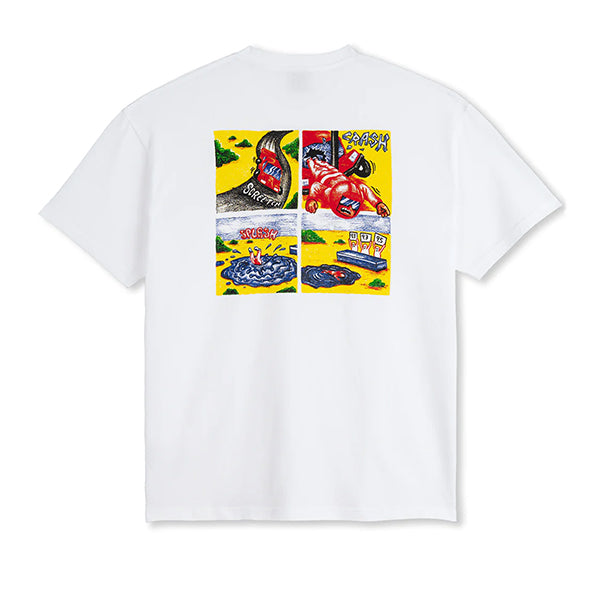 Polar Skate Co Crash Tee White