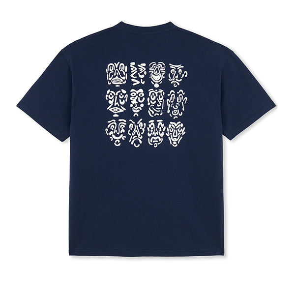 Polar Skate Co 12 Faces Tee Dark Navy