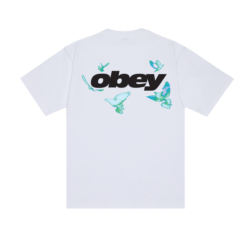 Obey Dovine Heavyweight T-Shirt White