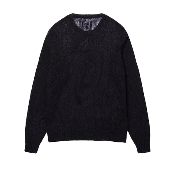 Stussy S Loose Knit Sweater Black