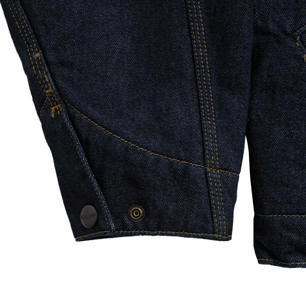 Carhartt WIP OG Detroit Jacket Blue Black Rinsed