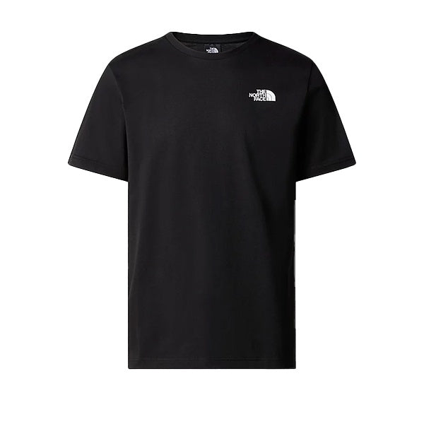 The North Face SS Redbox T Shirt Black Optic Emerald