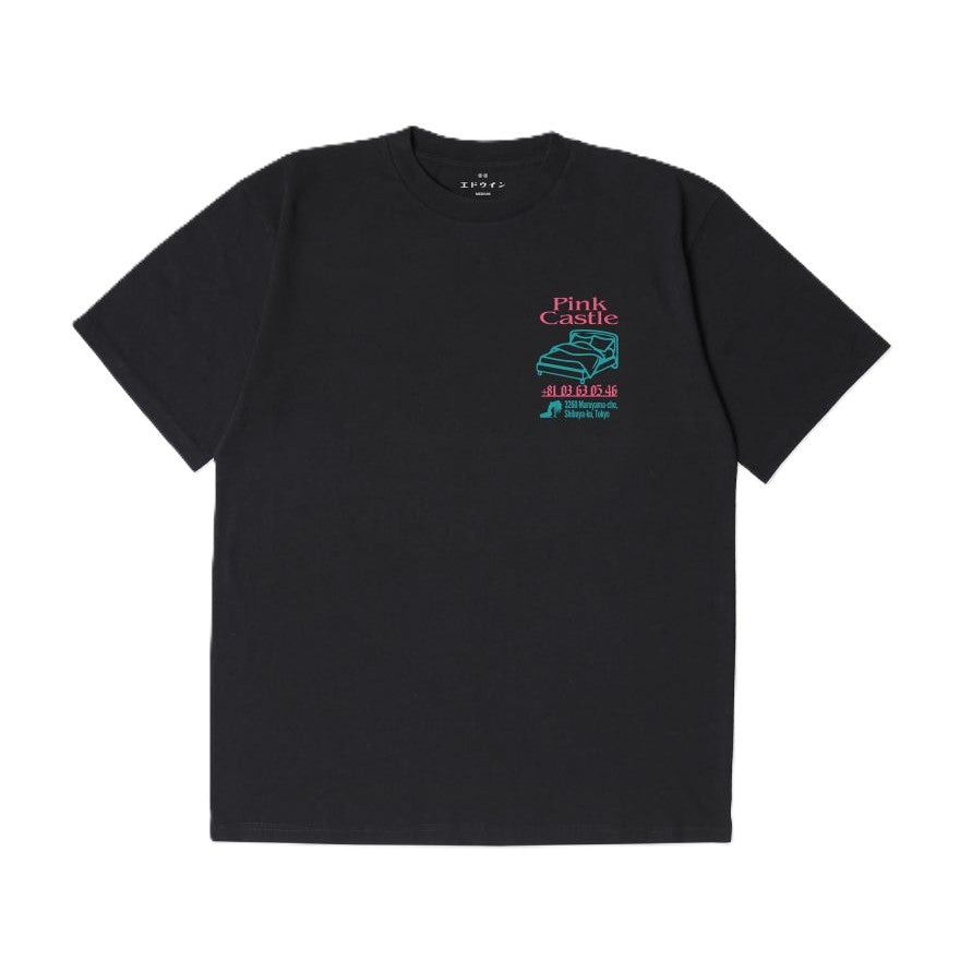 Edwin Pink Castle T-Shirt