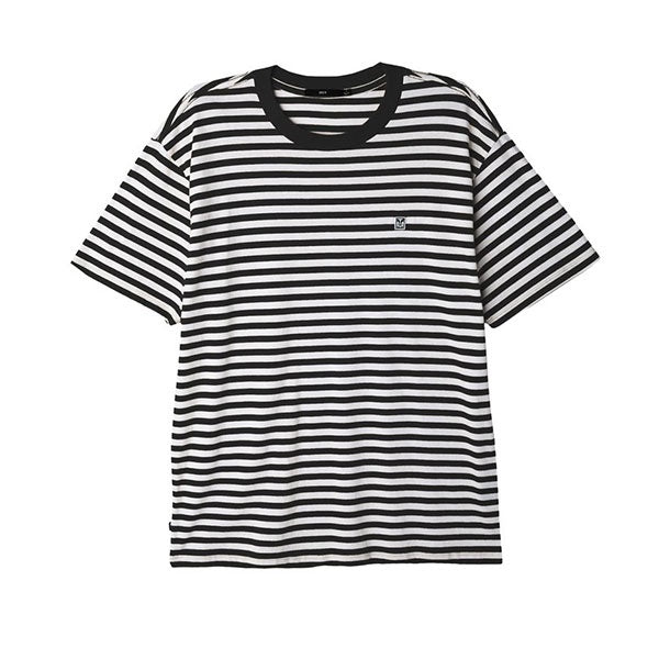 Obey 89 Icon Stripe Box Tee II Black Mullti