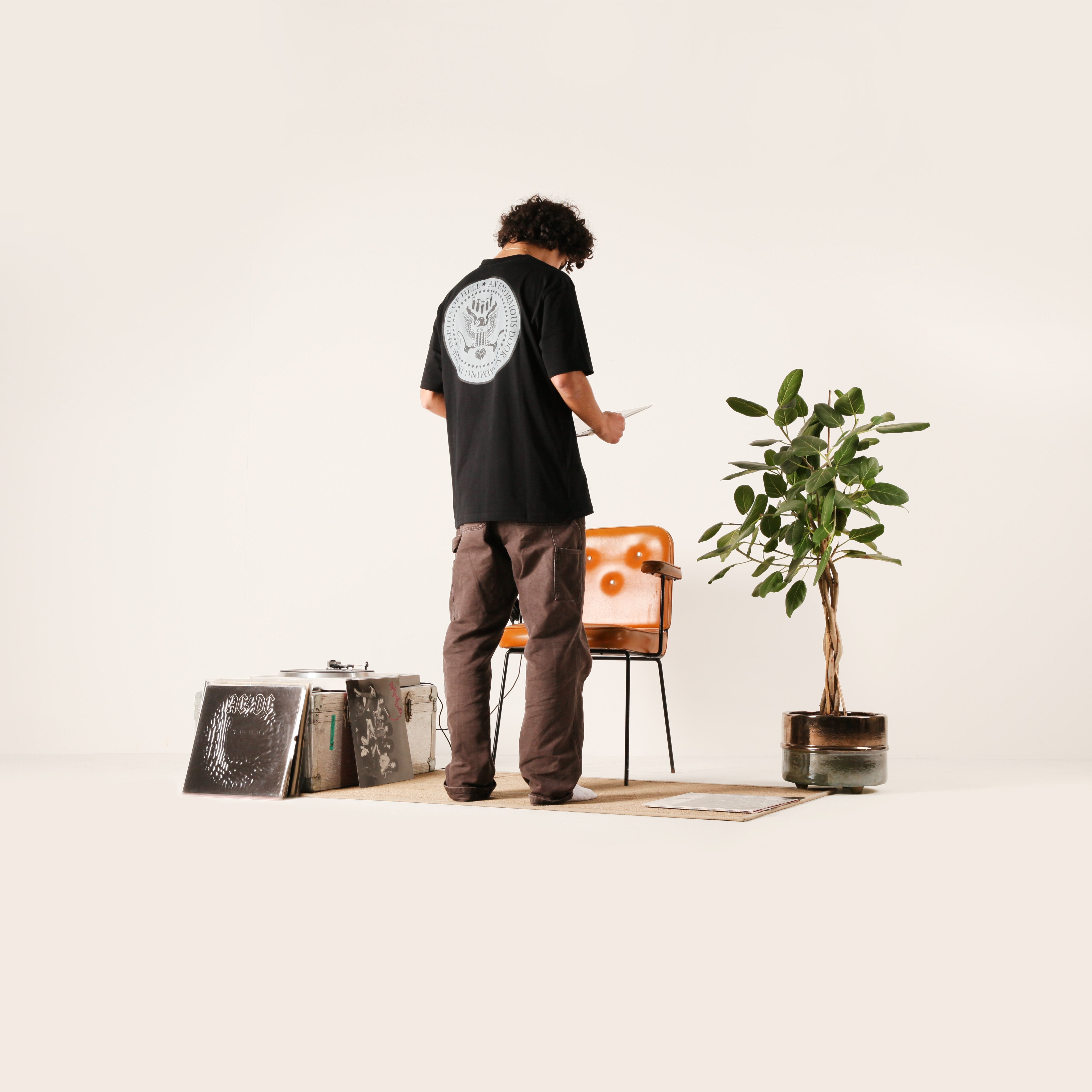 Kong Eagle Tee Black