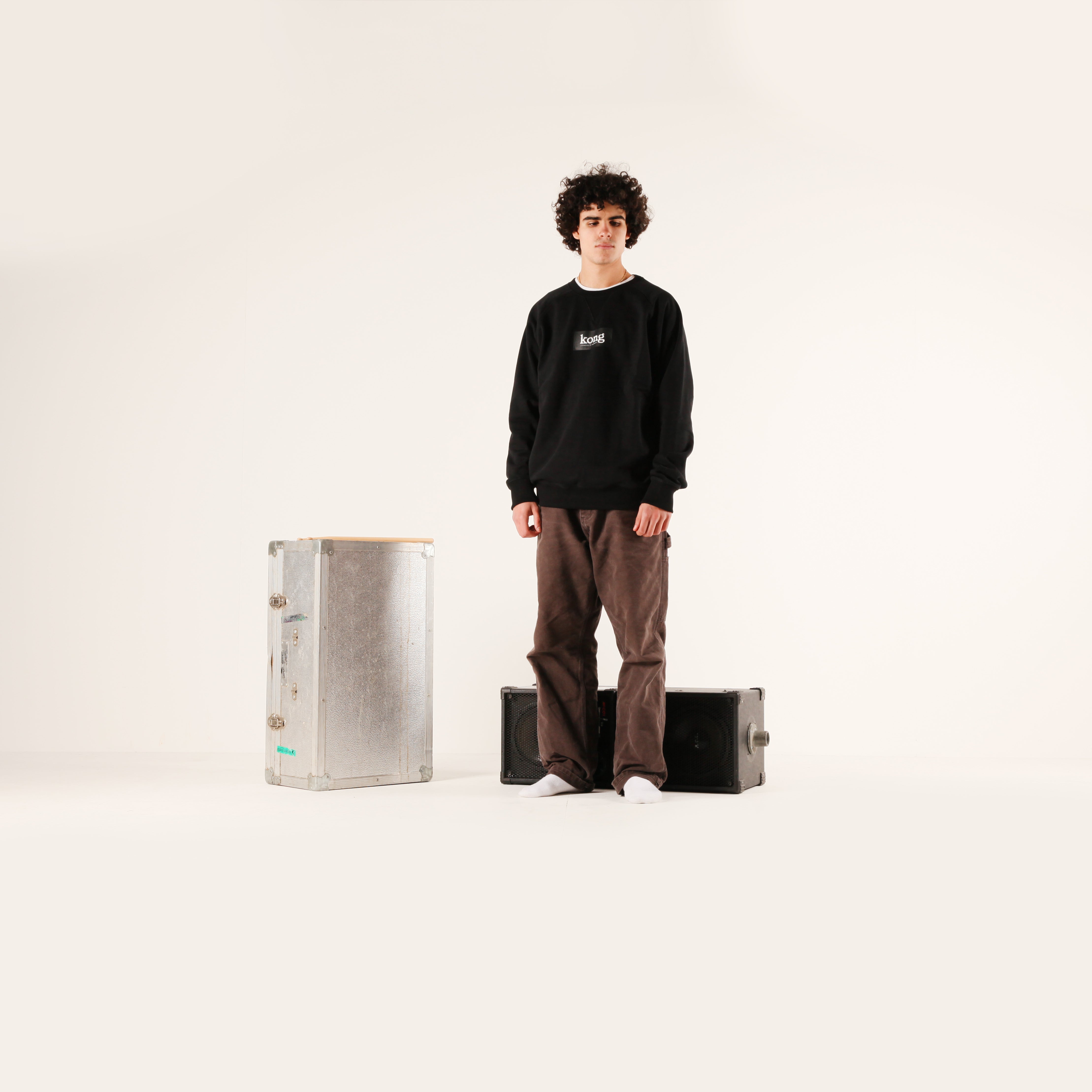 Kong Big Skull Sweatshirt Black