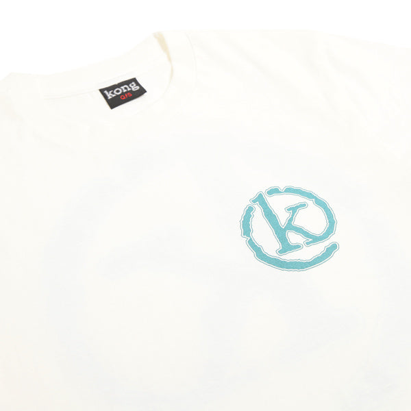 Kong K "Lux" Logo T Shirt White