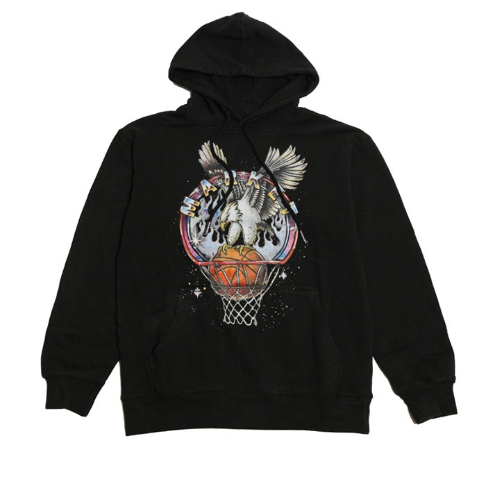 Market Dunking Eagle Hoodie Black