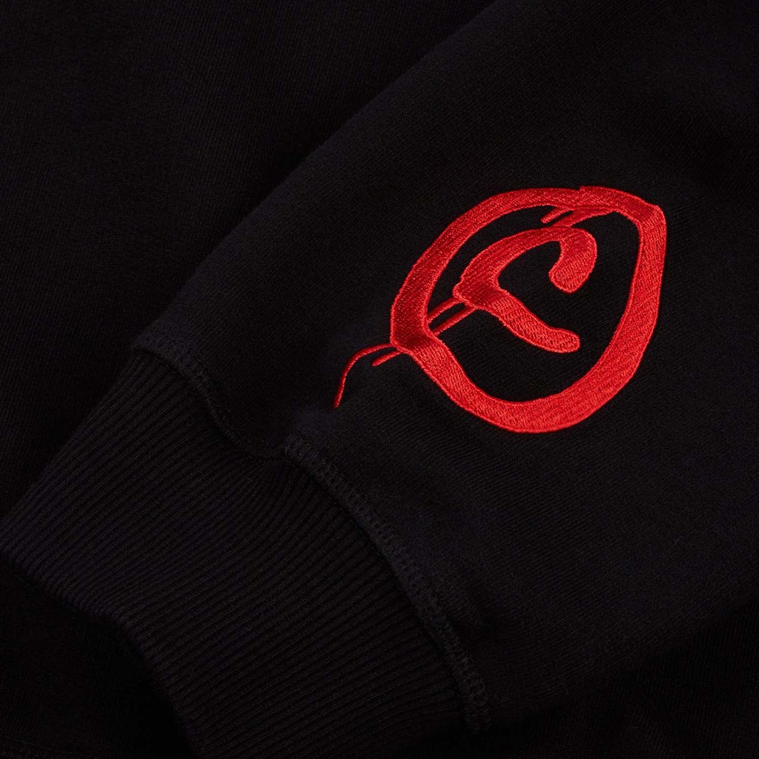 Maharishi Teach X Maha OX Crew Sweat Organic Sweat 420 Black
