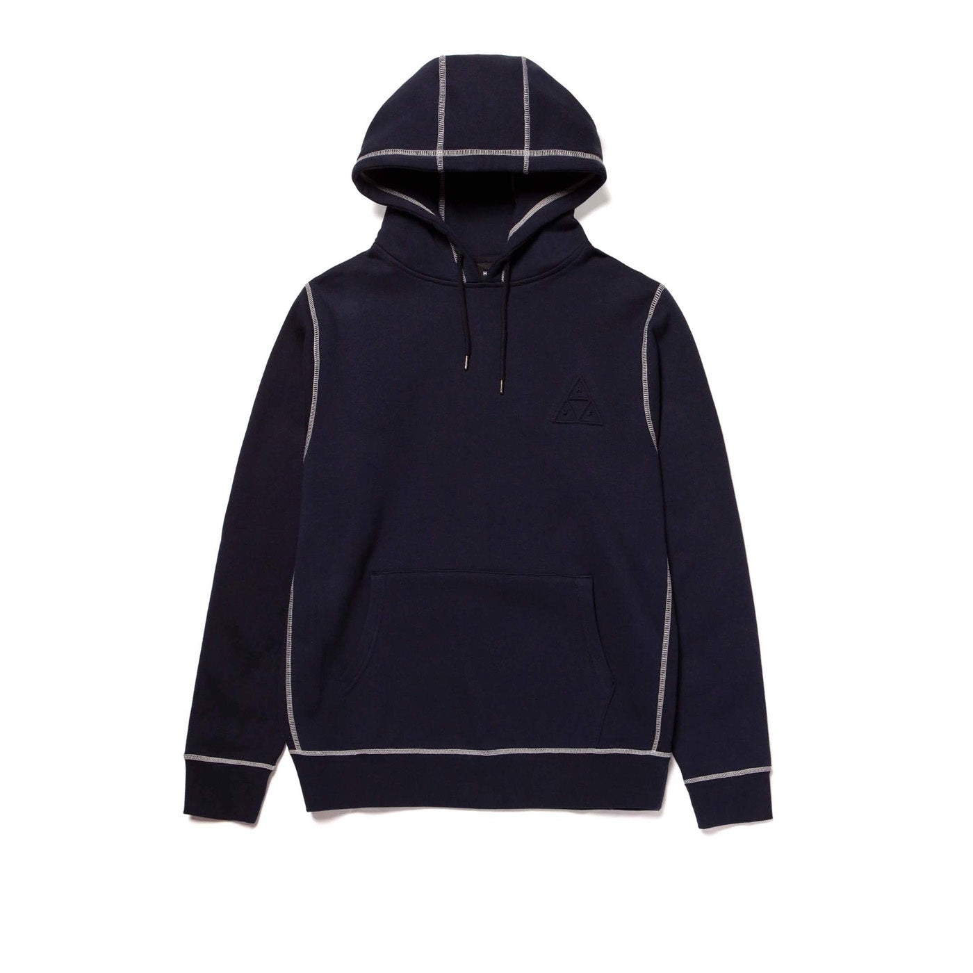 HUF Triple Triangle Embossed Hoodie Navy