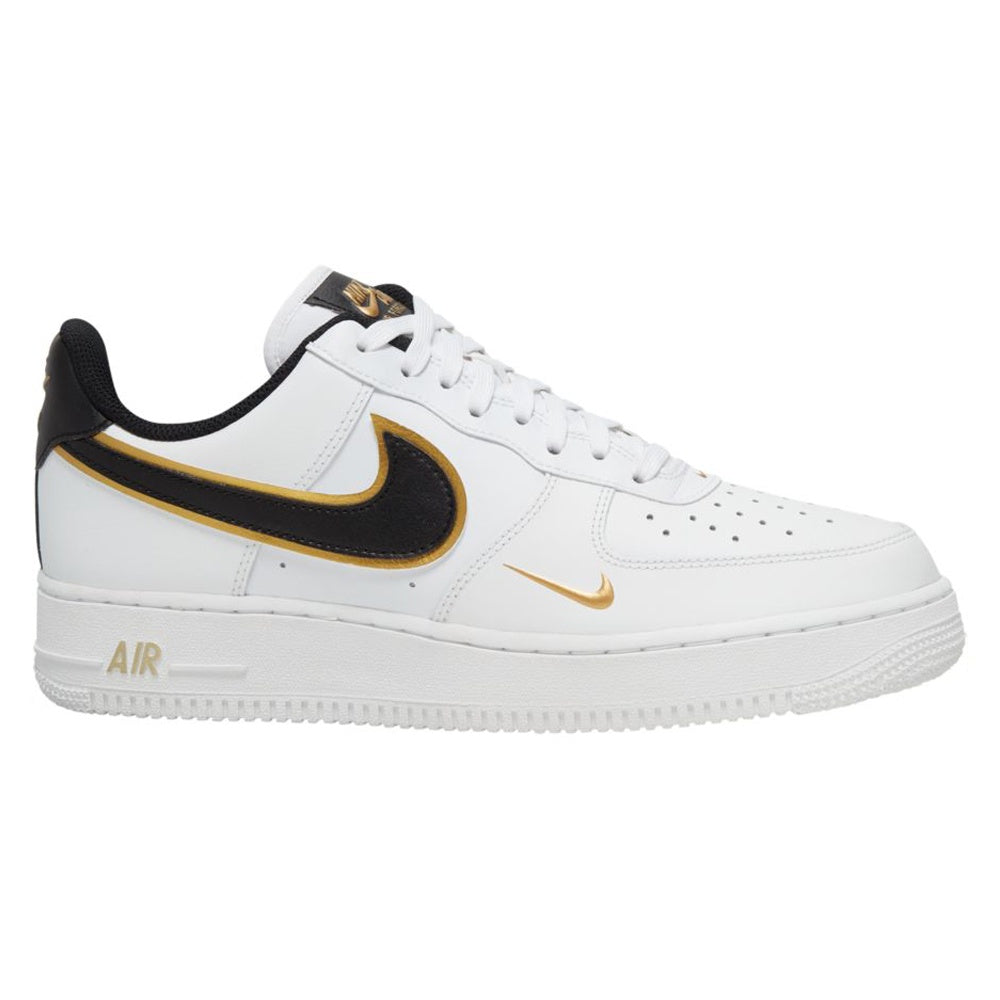 Nike Air Force 1 '07 LV8 White/Black-Metallic Gold-White