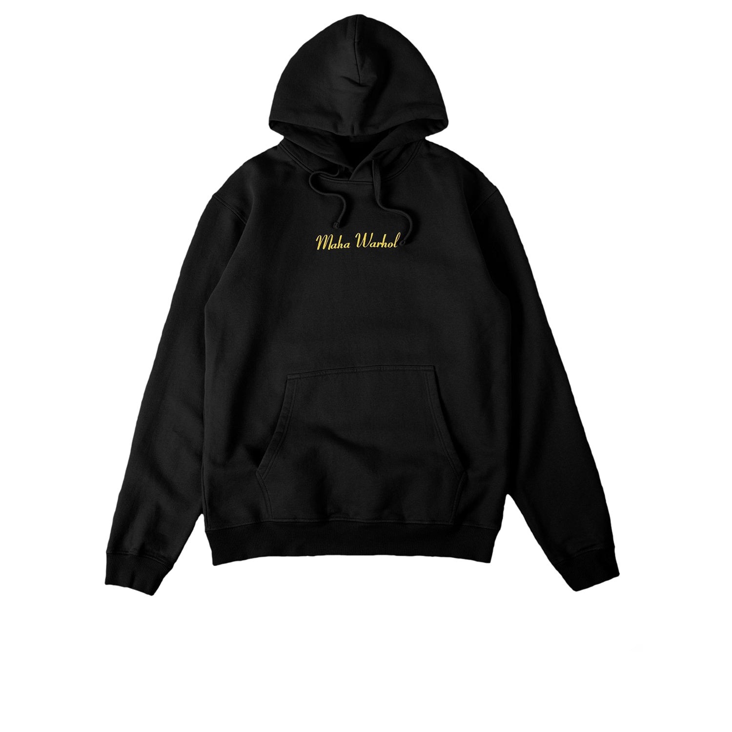 Maharishi Warhol Lunar OX Hooded Sweat Organic Sweat 420 Black