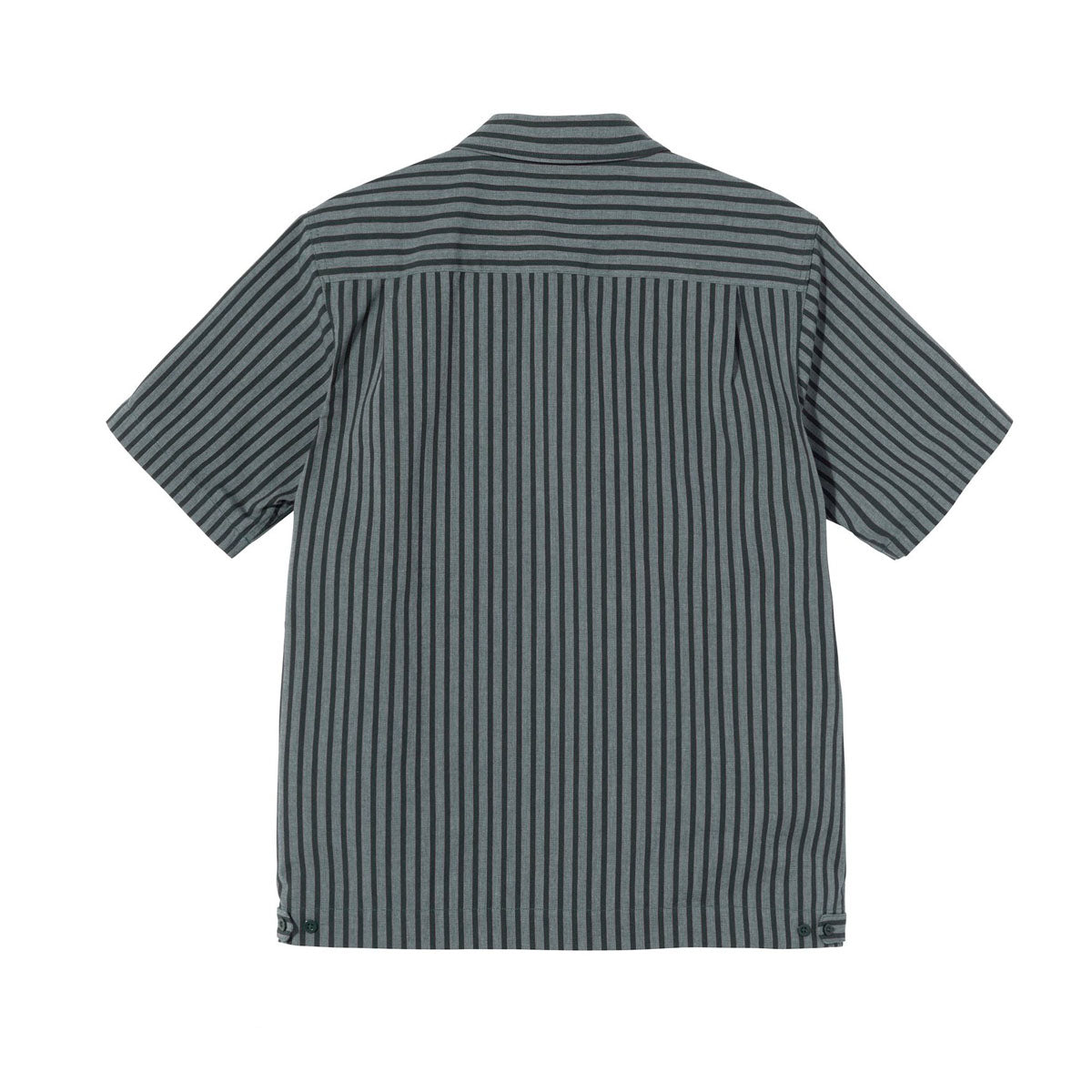 Stussy Striped Garage Shirt Grey
