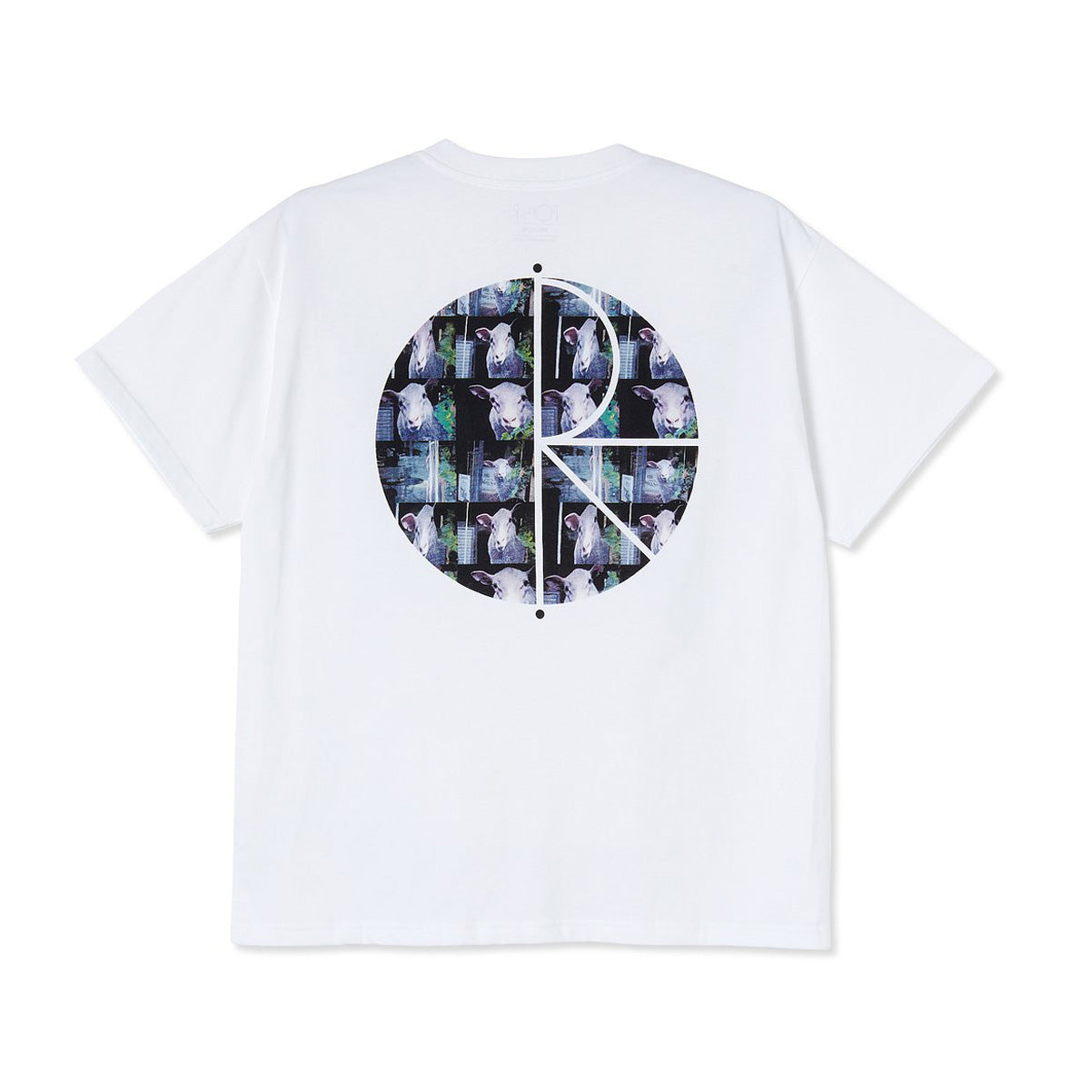 Polar Moving Sheep Fill Logo Tee White