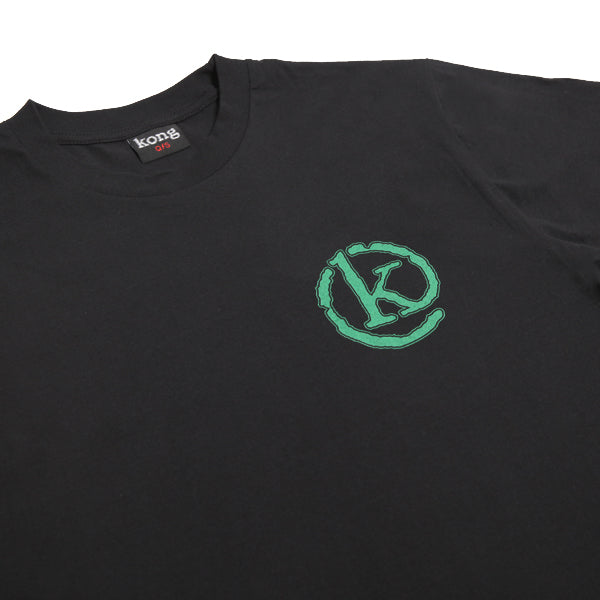 Kong K "Lux" Logo T Shirt Black