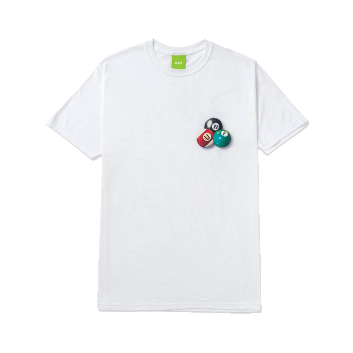 Huf Dirty Pool TT T Shirt White