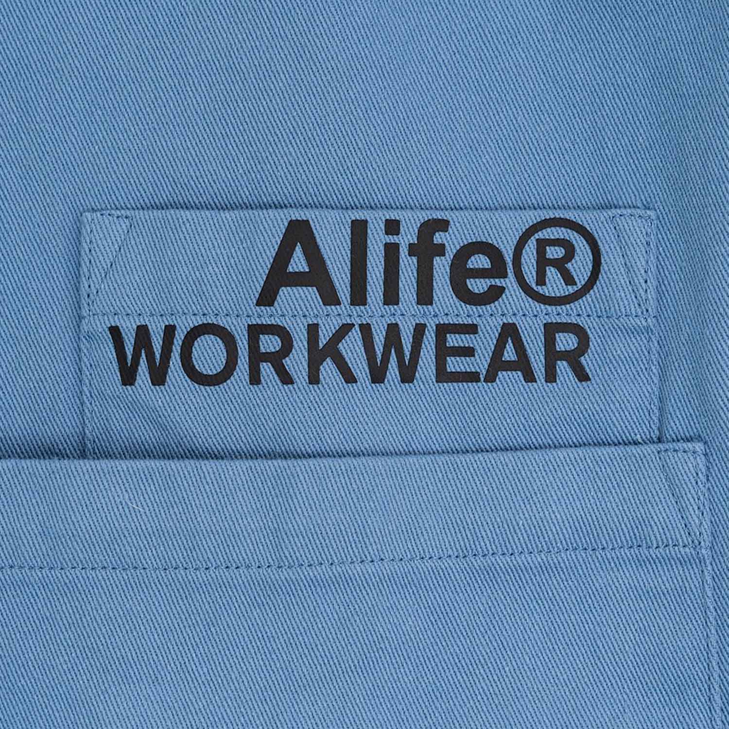 ALIFE Cropped Work Jacket Blue