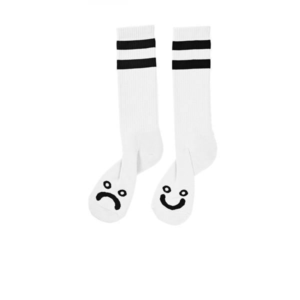 Polar Happy Sad Classic Sock White