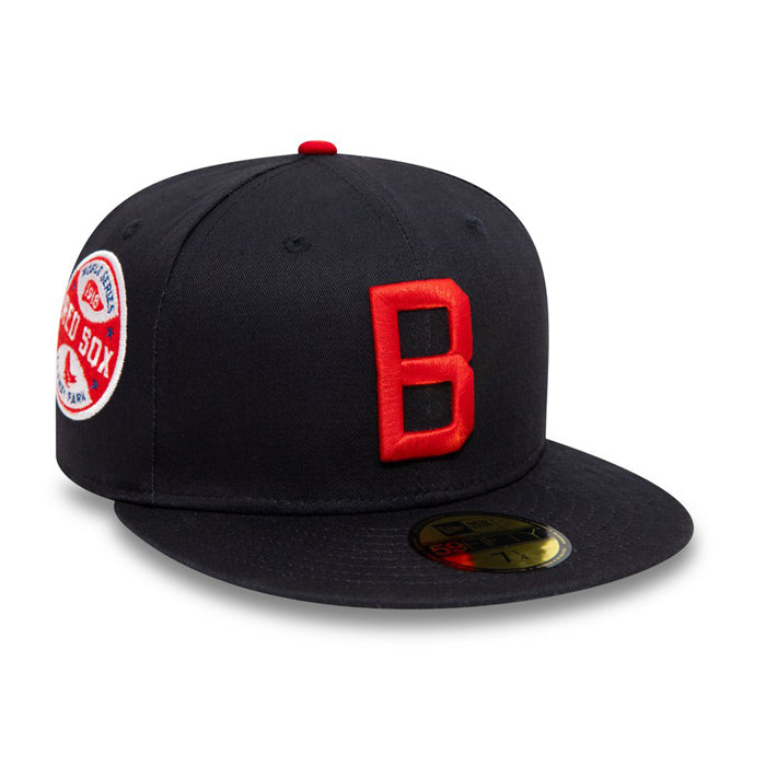 New Era Boston Red Socks Cooperstown Patch Navy 59Fifty Cap