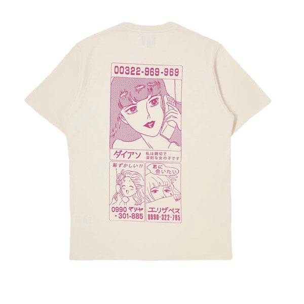 Edwin Phone Love T shirt Whisper White