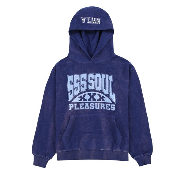 Pleasures 53X Inside Out Hoodie Navy