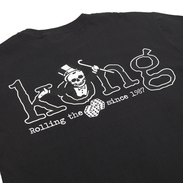 Kong Rolling The Dice T Shirt Black