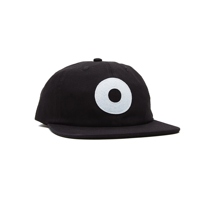 Obey Block 6 Panel Strapback Black