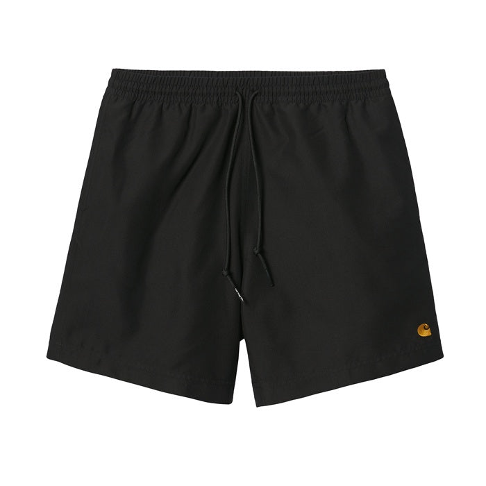 Carhartt WIP Chase Swim Trunks Black/Gold