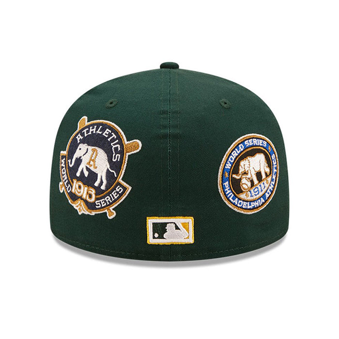New Era Oakland Athletics Cooperstown Patch Green 59Fifty Cap