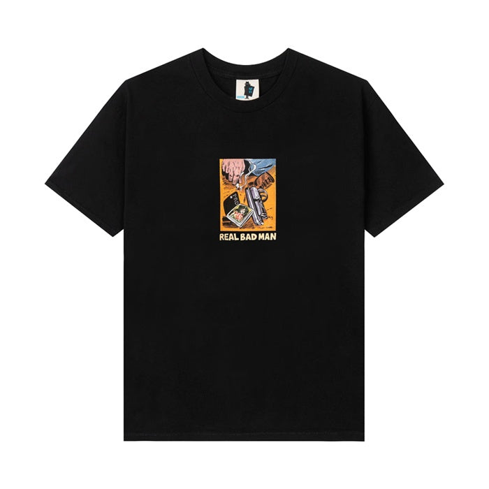Real Bad Man Get Your Ass 2 Mars S/S Tee Black