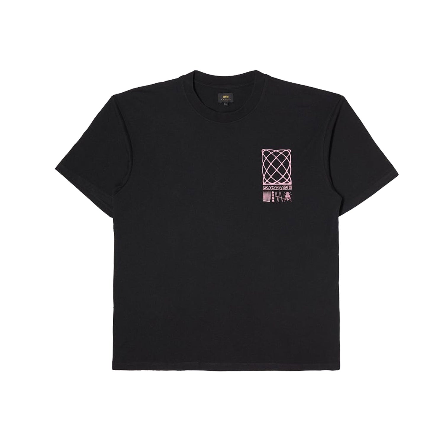 Edwin Shinjuku Savage TS Tee Black (Garment Washed)