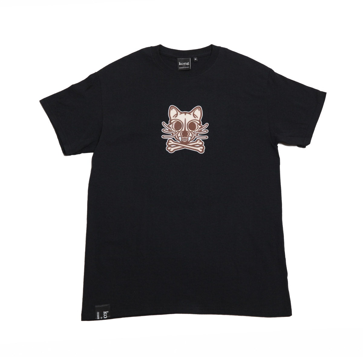 Kong x Insane Cat & Bones Tee Black