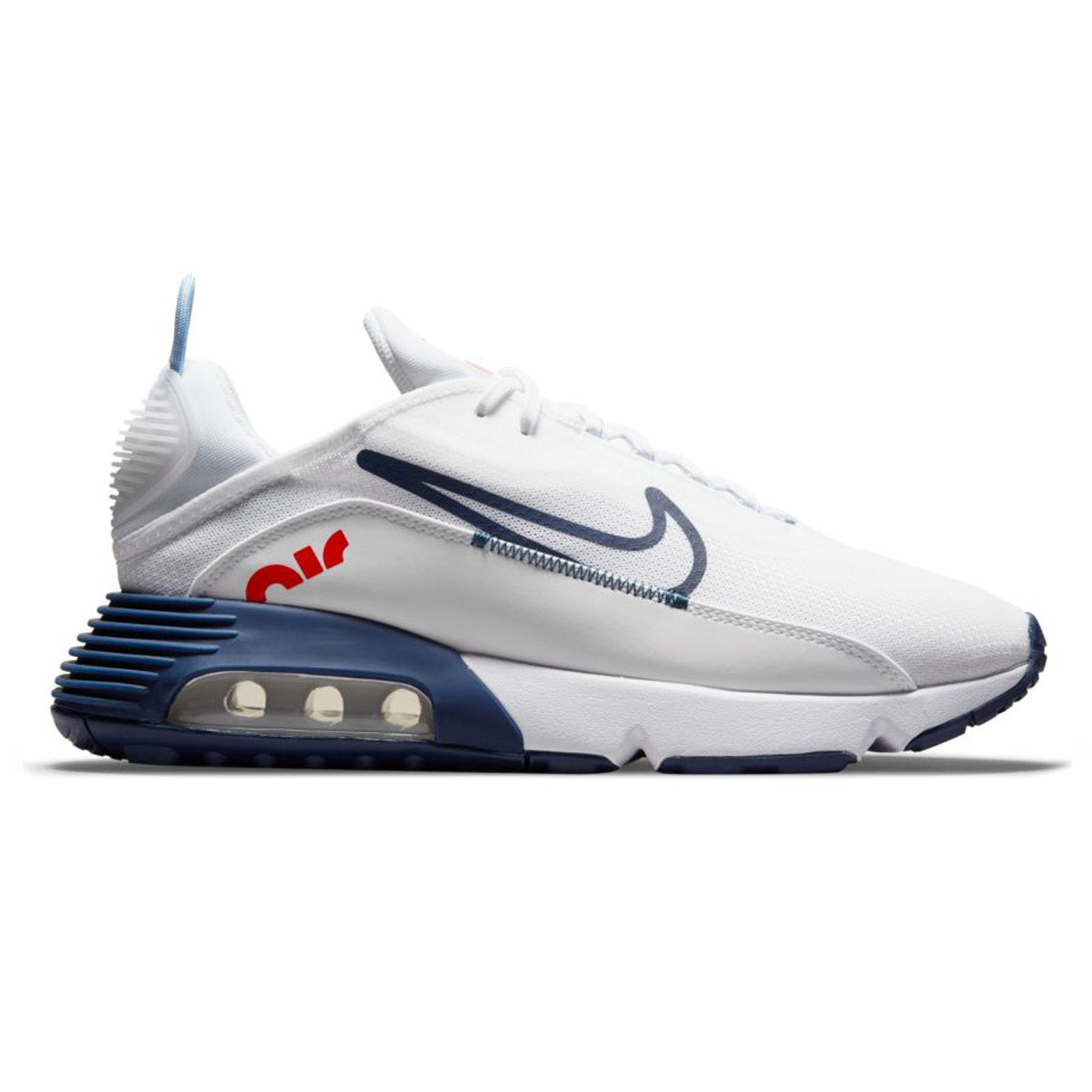 Nike Air Max 2090 White Midnight Navy Chile Red