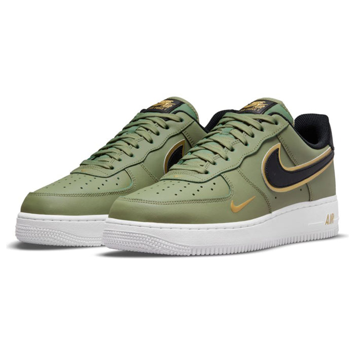 Nike Air Force 1 '07 LV8 Oil Green/Black-Metallic Gold-White