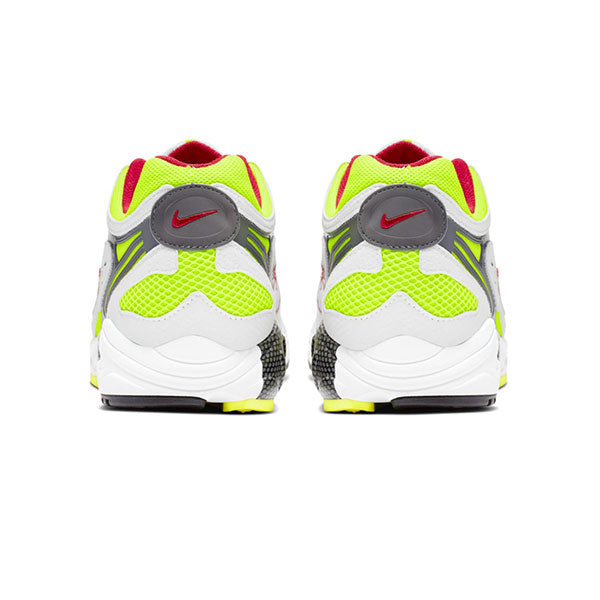 Nike Air Ghost Racer White Atom Red Neon Yellow Dark Grey