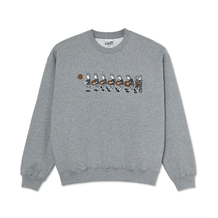 Polar Basketball Crewneck Grey