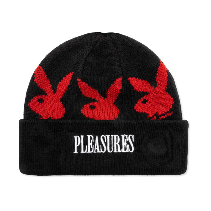 Pleasures Playboy Jaquard Beanie Black