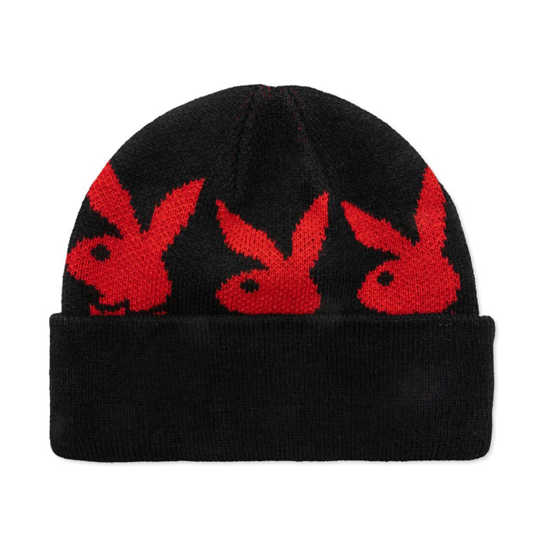 Pleasures Playboy Jaquard Beanie Black