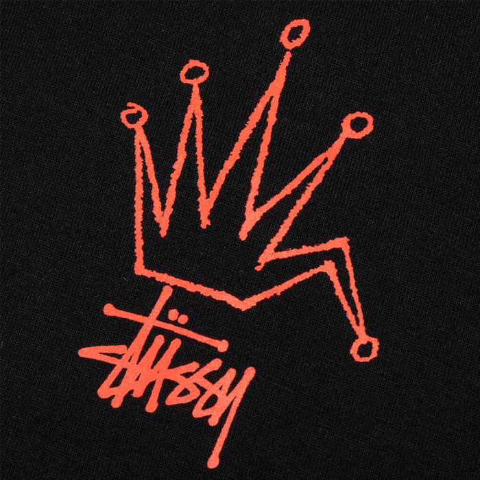 Stussy Broken Crown Tee Black