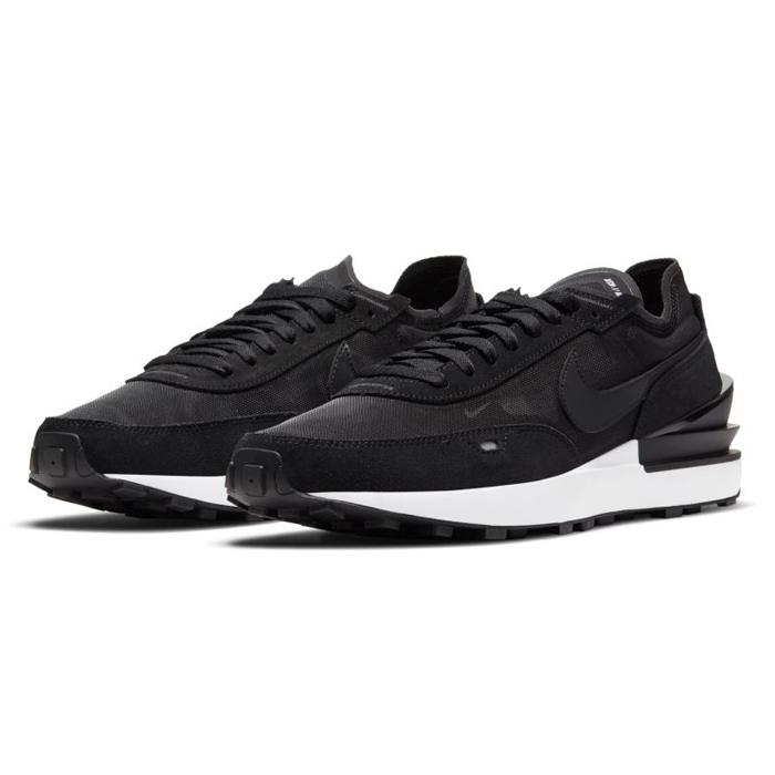 Nike Waffle One Black/Black-White-Orange