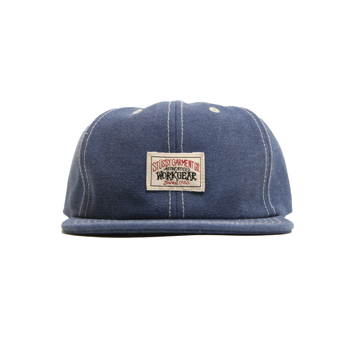 Stussy Canvas Workgear Snapback Navy